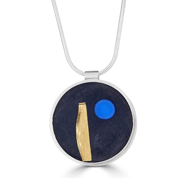 Abstract in a Circle Necklaces Ronnie Taubenfeld