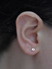 Emi Studs Earrings Ronnie Taubenfeld shown on woman's ear
